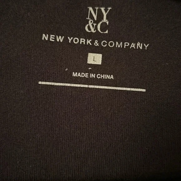 NY&Co black velour track suit - Picture 3 of 7